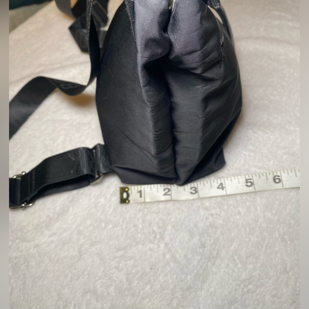 Botkier New York Black Mini Backpack Purse Nylon Small Adjustable Straps - Picture 4 of 6